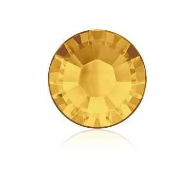 0268-SWAROVSKI ELEMENTS 2038 Sunflower S-Foiled Hotfix SS10-1buc