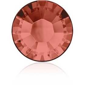 0272-SWAROVSKI ELEMENTS 2038 Padparadscha S-Foiled Hotfix SS10-1buc