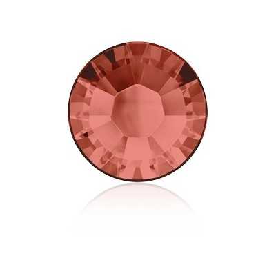0272-SWAROVSKI ELEMENTS 2038 Padparadscha S-Foiled Hotfix SS10-1buc