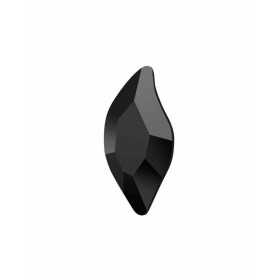 0346-SWAROVSKI ELEMENTS 2797 Jet Foiled 10x5MM-1buc
