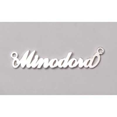Nume decupate din argint din stoc- Minodora