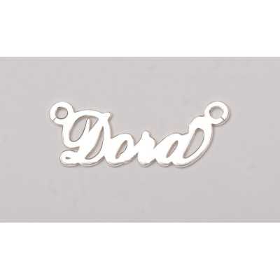 Nume decupate din argint din stoc - Dora