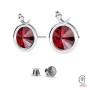 G0114-Tija cercel Sarpe pentru Swarovski Rivoli 1122 6MM-1buc