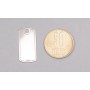 Pandantiv Dog Tag din Argint 925 Lucios pentru Gravura si Personalizare G1515 G 28x14MM