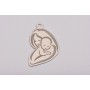 Pandant din argint 925 mama si copilul 10x15mm 0.3mm E0167-G