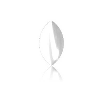2491-Swarovski Elements 2208/4 Crystal Nacre Unfoiled Hotfix 8x4.5 mm -1buc