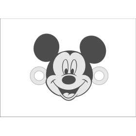 Charm Mickey Mouse gravat din argint 925 pentru brățară 13x12mm E0179-G