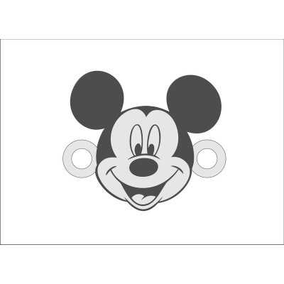 Charm Mickey Mouse gravat din argint 925 pentru brățară 13x12mm E0179-G