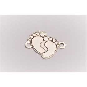 Charm Tălpițe din Argint 925 – Piciorușe Decupate 20x17mm E0181