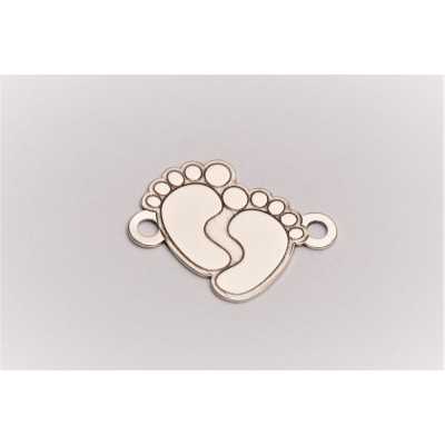 Charm Tălpițe din Argint 925 – Piciorușe Decupate 20x17mm E0181