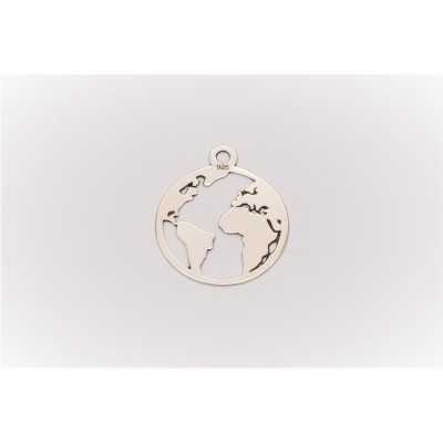 E0016-Charm glob pamantesc 16.5mm x21mm 0.33mm 1 buc