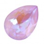 P0537-Swarovski Elements 4320 Crystal Lavender DeLite Unfoiled 14x10MM 1 buc
