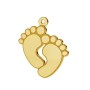 Charm Tălpițe Bebeluș din Argint 925 – Piciorușe 21x16mm, 0.5mm G1277