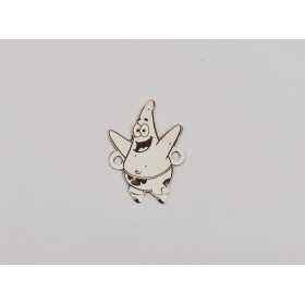 E0182-Link Spongebob din argint 925 15x16.7 0.5mm-1 buc