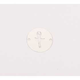 E0204-G-Link 3 surori Argint 925 diametru 16.5 mm / grosime 0.33 mm-1 buc