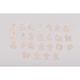 E0277-N-Pandant litera din argint 925 11mm 0.5mm