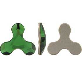 P1839-SWAROVSKI ELEMENTS 2708 Dark Moss Green F 12.5x13.6mm