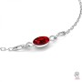 G0581-Baza Link 4120 Oval Fancy Stone 8x6mm-1buc