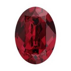 0252-SWAROVSKI ELEMENTS 4120 Scarlet Foiled 8x6mm-1buc