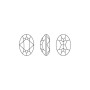 0267-SWAROVSKI ELEMENTS 4120 Light Turquoise Foiled 8x6mm-1buc
