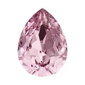 P0905-Swarovski Elements 4320 Light Rose Foiled 14x10mm 1 buc