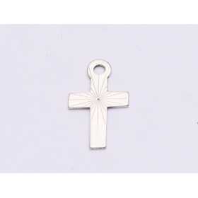 E0578 G Charm cruciulita din argint 15x9mm 0.5mm