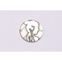 E0587-Link familie cu gravura in relief 16x0.6mm