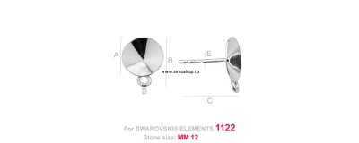 Accesorii din argint Rivoli 12mm