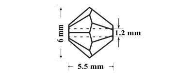 MC Rondelle Bead 6mm