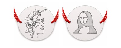 Brățări cu portrete și siluete din argint 925 | Design artistic