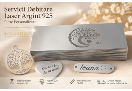 Servicii Debitare Laser Argint 925 - Piese Personalizate | SimoShop